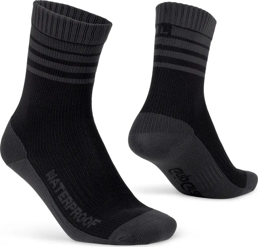 GripGrab Waterproof Merino Thermal Sock vanntett sokk, Black produktbilde