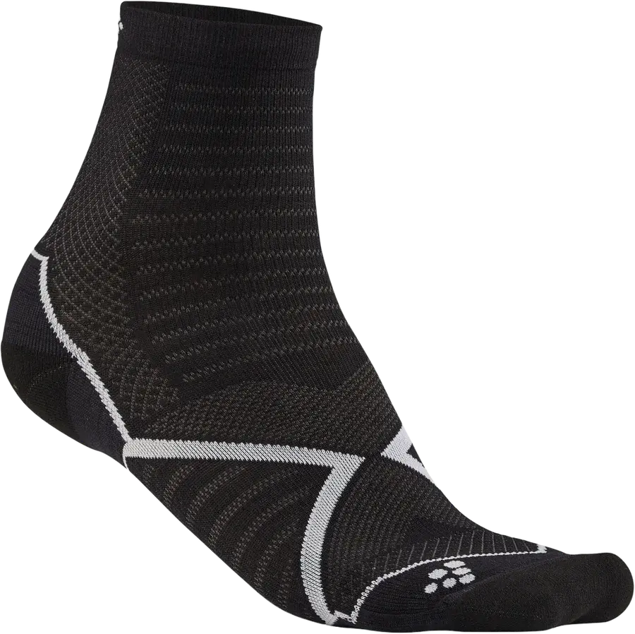 Craft Run Warm Sock løpesokk, Black/White produktbilde