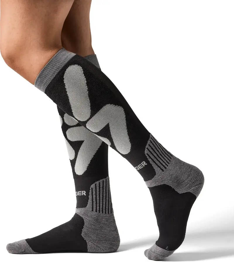 Seger Race Wool Compression kompresjonsstrømpe unisex, Grey produktbilde